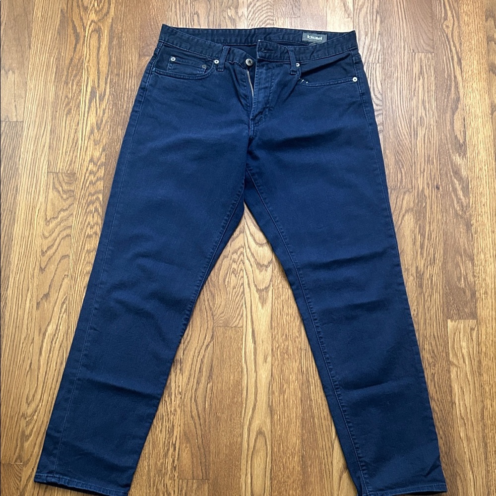 Bonobos Navy Denim Pants